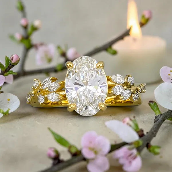 Nature Inspired Diamond Ring