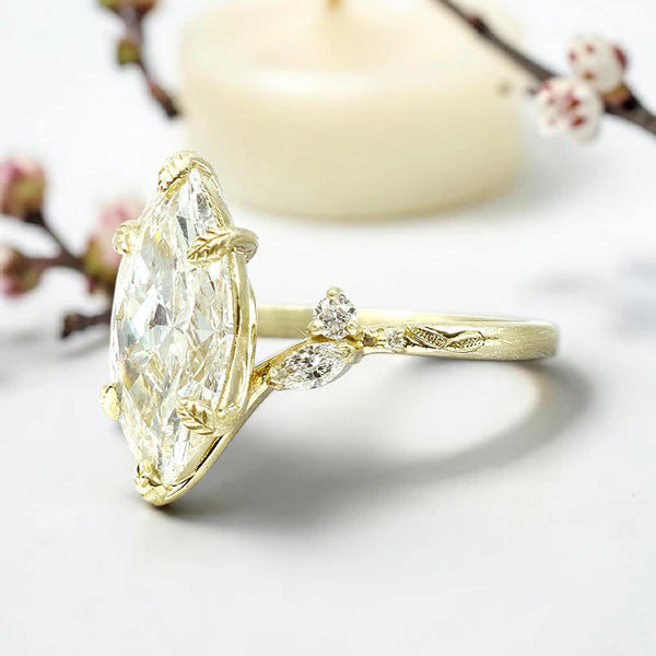 Nature Inspired Engagement Ring